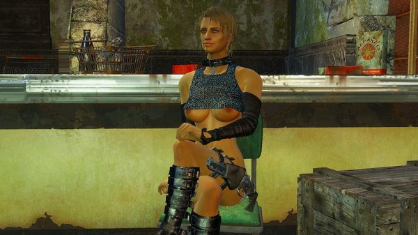 Девица на рынке.. ;) FALLOUT-4 (Сборка 6.1)