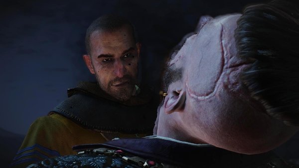 Демон Гюнтер забирающий жизнь у Ольгерта..