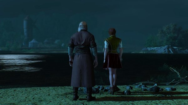 Шанни и Геральт.. ВЕДЬМАК III (сборка Торна)