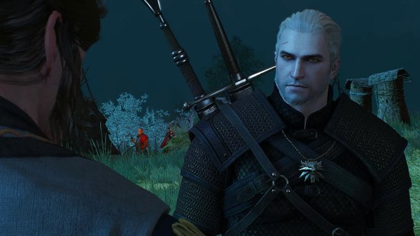 Геральт принимает заказ на полуденицу..