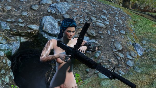 Алиса перезаряжается.. FALLOUT-4 (Сборка 6.3)