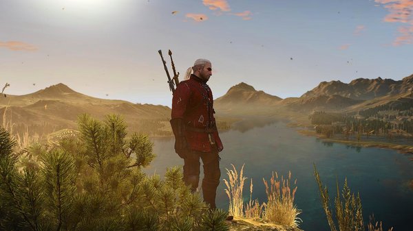 Геральт на фоне просторов.. ВЕДЬМАК III (сборка Торна)