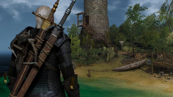 У маяка.. ВЕДЬМАК III (сборка Торна)