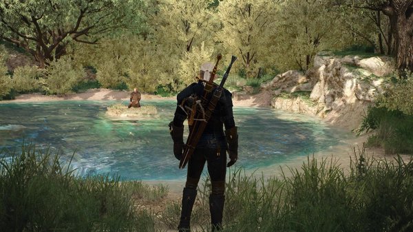 Место Владычицы озера.. Ведьмак III (сборка Торна)