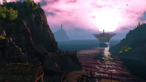 Пейзаж.. Ведьмак III (сборка Торна)