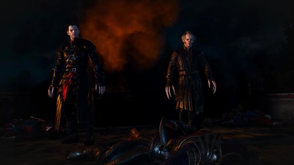 Дэтлофф и Регис в вампирской форме..