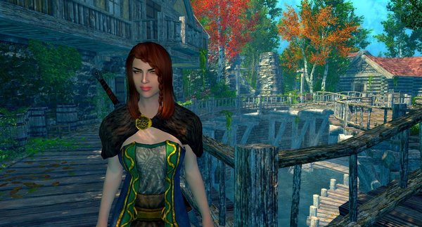 Знатная дама в Рифтене.. SkyrimSE (сборка 6.0 лето)