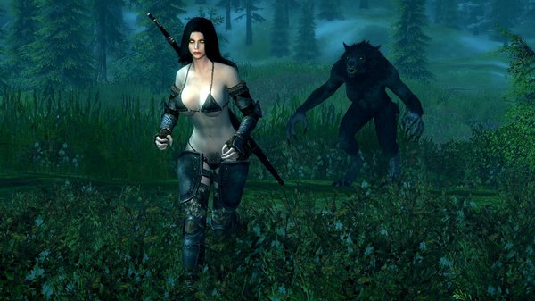 Нора бежит ночью с подругой по делам! ))