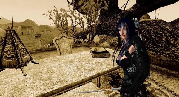 Селена сменила меч на катану ;) OBLIVION (Сборка 4.0)