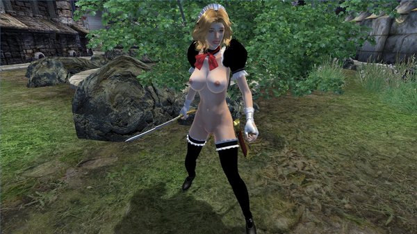 Селена примеряет костюмчик.. OBLIVION (Сборка 4.0)