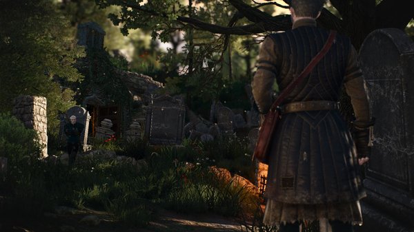 На кладбище.. Ведьмак III (сборка Торна)