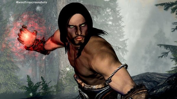 Эйран с магией разрушения.. SkyrimSE (сборка 6.0)