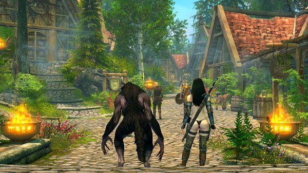 Оборотни в Вайтране.. SkyrimSE (сборка 6.0)