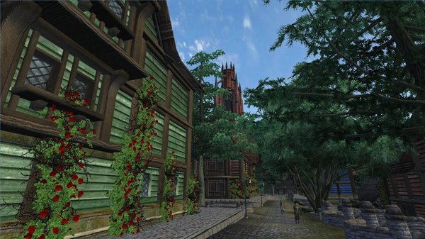 Лейавин. Вид на храм.. OBLIVION (Сборка 4.0)