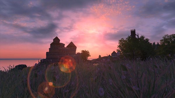 Пейзаж на закате.. OBLIVION (Сборка 4.0)