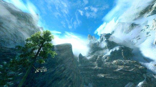 Холодный пейзаж.. SkyrimSE (сборка 6.0)