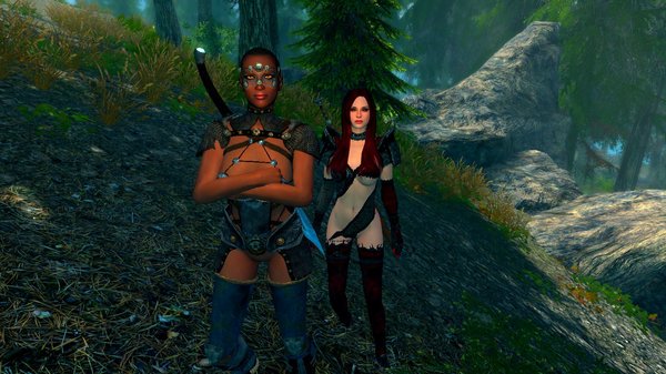 Подруги - Райя и Серана.. SkyrimSE (сборка 6.0)