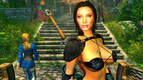 Анджелина в Вайтране.. SkyrimSE (сборка 6.0)