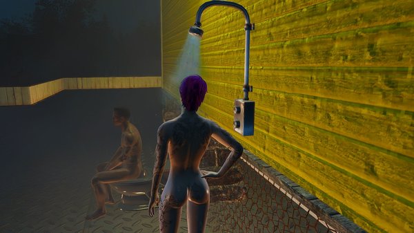 Только в душ, а тут "личинки откладывать"! ))