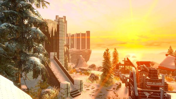 Вид на Гильдию Магов.. SkyrimSE (сборка 6.0)