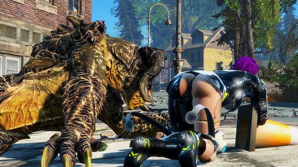 Ева и Когтюша. ;) Fallout-4 (Сборка 6.4)