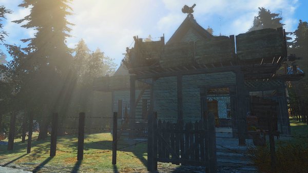 Поселение в домике (не ваниль).