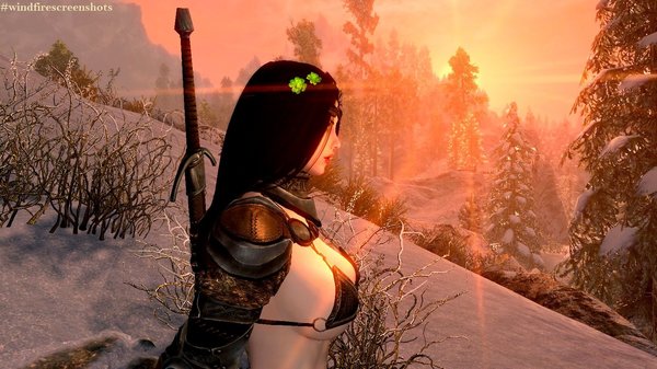 НОРА в лучах закатного солнца.