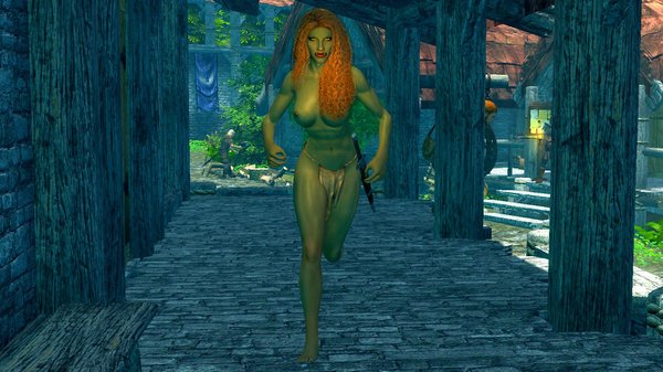 Орчер - бедна. Только на кинжал и хватило! ;)