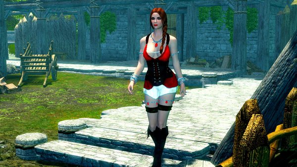 Девица в Фолкрите.. SkyrimSE (сборка 6.0)