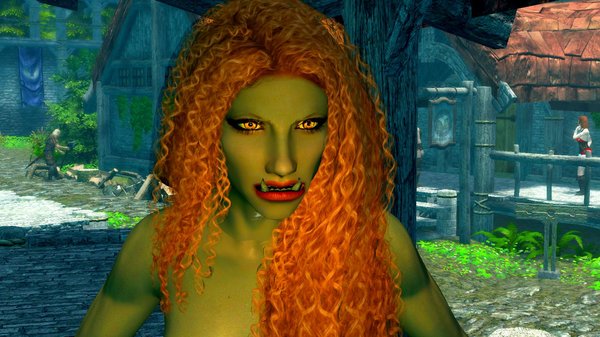 Орчер: с такой прической в лесах Скайрима..