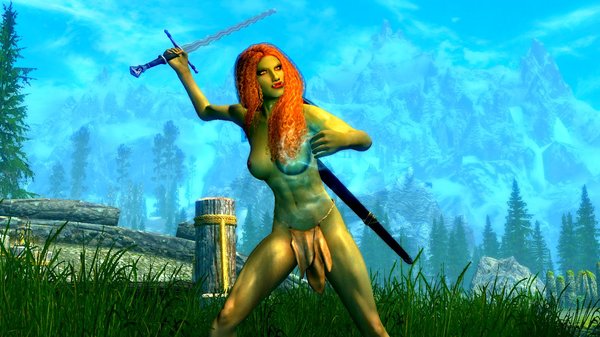 Тренировки с мечем.. SkyrimSE (сборка 6.0)