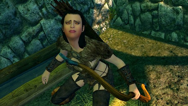 Разбойница прячется от вервольфа