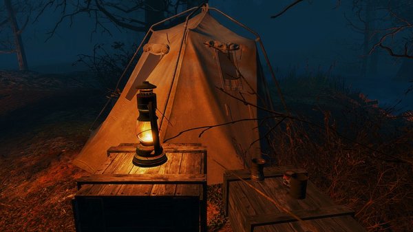 Ночью на болоте.. Fallout-4 (Сборка 6.5)