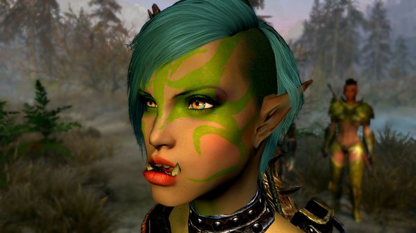 Тифи с подругой.. SkyrimSE (сборка 6.0)