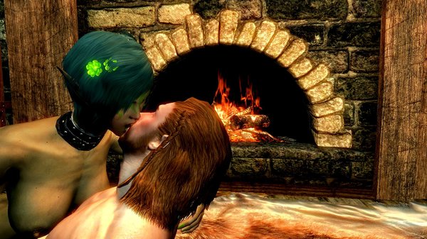 Возле очага.. SkyrimSE (сборка 6.0)