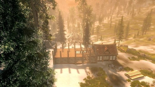 Дачный пейзаж.. SkyrimSE (сборка 6.0)