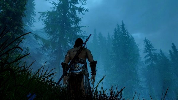 Лунной туманной ночью.. SkyrimSE (сборка 6.0)