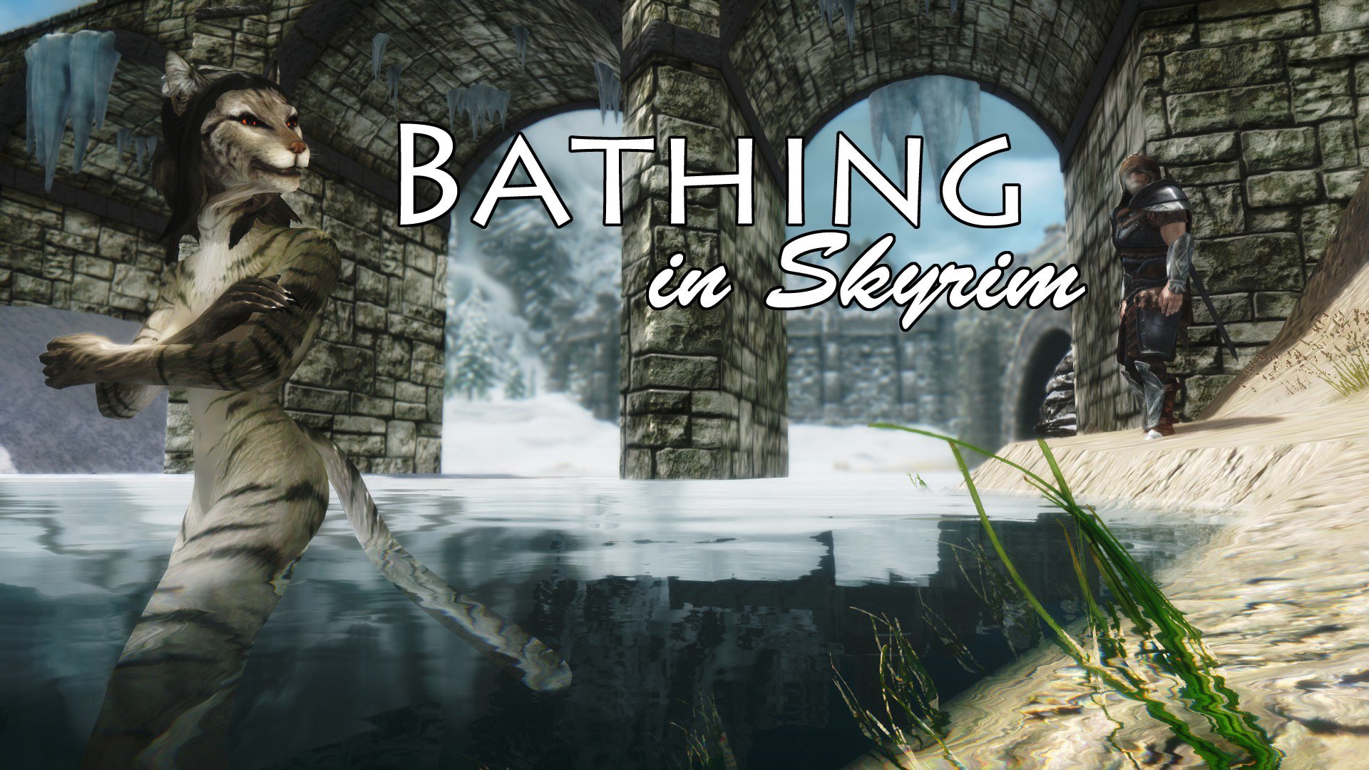 Bathing in Skyrim LE и SE Rus