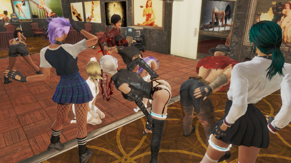 Напарники смотрят как Алиса лечит Пайпер.