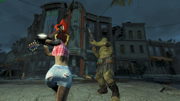 И супер мутанту досталось "до кучи".