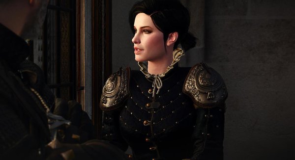 Сианна беседует с Геральтом..