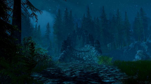 Драконий мост под "контролем" ночи..