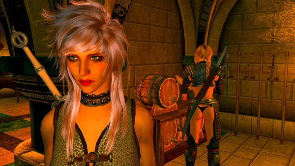 Цири в подвале дома..