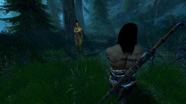 Эйран с подругой в лесочке ночью..,