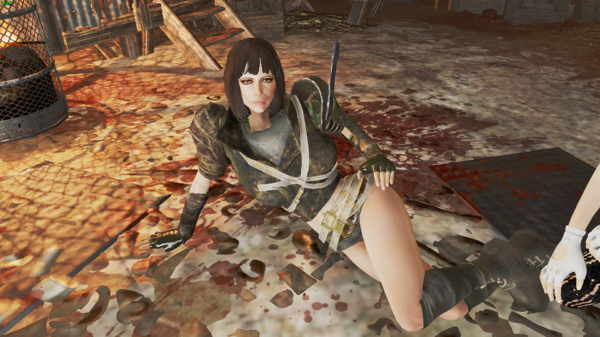 Ниша без шлема-маски.