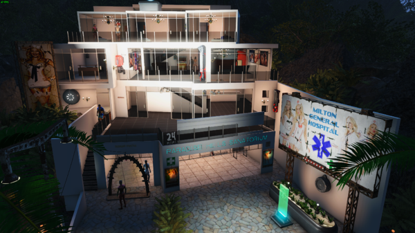 В санатории на отдыхе.