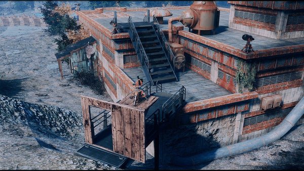 В Масс-Фьюжин выход на крышу..