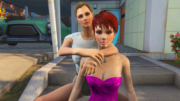 Алиса с симпатичной поселенкой.