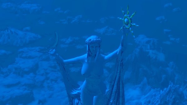 Статуя Азуры - покровительницы темных эльфов