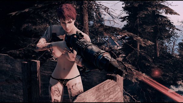 Ева топлес.. Fallout-4 (Сборка 6.5)